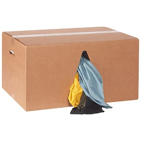 Bsc Preferred Box of Rags - Colored T-Shirt Rags, 220PK BUY00039320